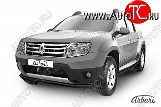 5 579 р. Защита переднего бампера Arbori  Renault Duster  HS (2010-2015) дорестайлинг  с доставкой в г. Воронеж