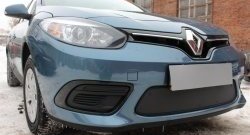 1 469 р. Сетка на бампер Russtal (черная) Renault Fluence дорестайлинг (2010-2012)  с доставкой в г. Воронеж. Увеличить фотографию 2