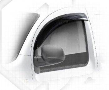 Дефлектора окон CA-Plastic Renault Kangoo  KW0 (2013-2016) рестайлинг (Classic полупрозрачный)