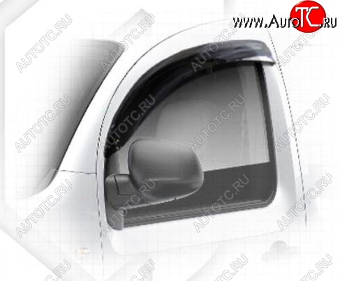 1 839 р. Дефлектора окон CA-Plastic  Renault Kangoo  KW0 (2013-2016) рестайлинг (Classic полупрозрачный)  с доставкой в г. Воронеж