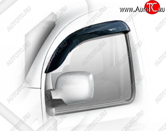 2 159 р. Дефлектора окон CA-Plastic  Renault Kangoo  KW0 (2008-2013) дорестайлинг (Classic полупрозрачный)  с доставкой в г. Воронеж