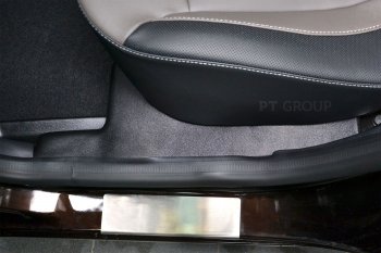 1 359 р. Накладки на ковролин Petroil Tuning Renault Kaptur дорестайлинг (2016-2020) (Задние)  с доставкой в г. Воронеж. Увеличить фотографию 3