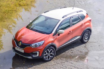 7 899 р. Рейлинги Petroil Tuning Renault Kaptur дорестайлинг (2016-2020) (Цвет: серебристый муар)  с доставкой в г. Воронеж. Увеличить фотографию 4