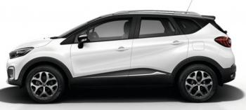 8 649 р. Рейлинги АПС  Renault Kaptur (2016-2025) дорестайлинг, рестайлинг (Серебристые без поперечин )  с доставкой в г. Воронеж. Увеличить фотографию 2