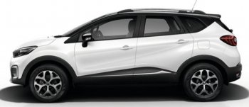 8 649 р. Рейлинги АПС  Renault Kaptur (2016-2025) дорестайлинг, рестайлинг (Черно-серые, без поперечин)  с доставкой в г. Воронеж. Увеличить фотографию 2