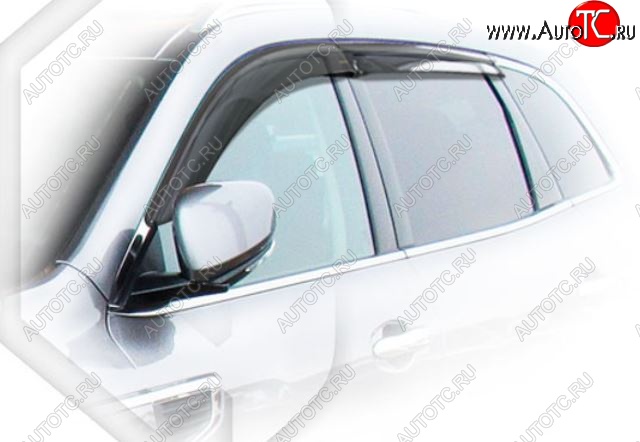 2 199 р. Дефлектора окон CA-Plastic Renault Koleos 2 (2016-2025) (Classic полупрозрачный, Без хром.молдинга)  с доставкой в г. Воронеж