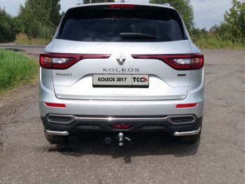 9 799 р. Фаркоп (тягово-сцепное устройство) TCC Renault Koleos 2 (2016-2025) (Оцинкованный, шар E)  с доставкой в г. Воронеж. Увеличить фотографию 1