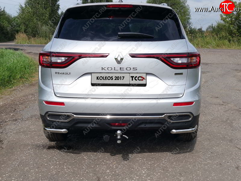 9 799 р. Фаркоп (тягово-сцепное устройство) TCC Renault Koleos 2 (2016-2025) (Оцинкованный, шар E)  с доставкой в г. Воронеж