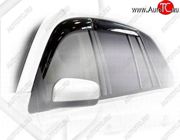 2 969 р. Дефлектора окон CA-Plastiс Renault Koleos Phase 1 (2007-2011) (Classic полупрозрачный, Без хром.молдинга)  с доставкой в г. Воронеж