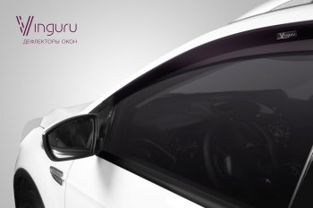 Дефлекторы окон Vinguru Renault Laguna X91 лифтбэк дорестайлинг (2007-2011)