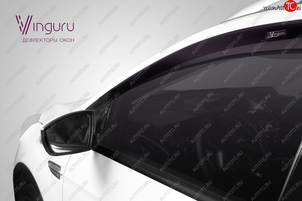 2 259 р. Дефлекторы окон Vinguru Renault Laguna X91 лифтбэк дорестайлинг (2007-2011)  с доставкой в г. Воронеж