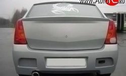 2 699 р. Козырёк на заднее лобовое стекло Street Renault Logan 1 дорестайлинг (2004-2010) (Неокрашенный)  с доставкой в г. Воронеж. Увеличить фотографию 3