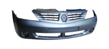 3 069 р. Передний бампер SAT Renault Logan 1 дорестайлинг (2004-2010) (Неокрашенный)  с доставкой в г. Воронеж. Увеличить фотографию 6
