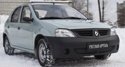 769 р. Зимняя заглушка решетки переднего бампера РА  Renault Logan  1 (2004-2010) дорестайлинг  с доставкой в г. Воронеж. Увеличить фотографию 3