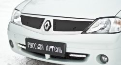 879 р. Зимняя заглушка решетки радиатора РА  Renault Logan  1 (2004-2010) дорестайлинг  с доставкой в г. Воронеж. Увеличить фотографию 1