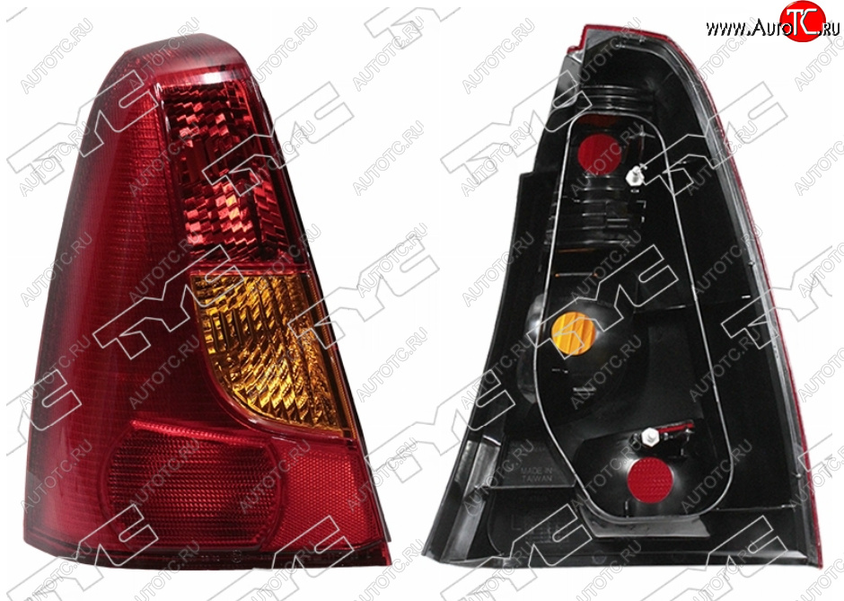 3 599 р. Левый фонарь задний TYC Renault Logan 1 дорестайлинг (2004-2010)  с доставкой в г. Воронеж