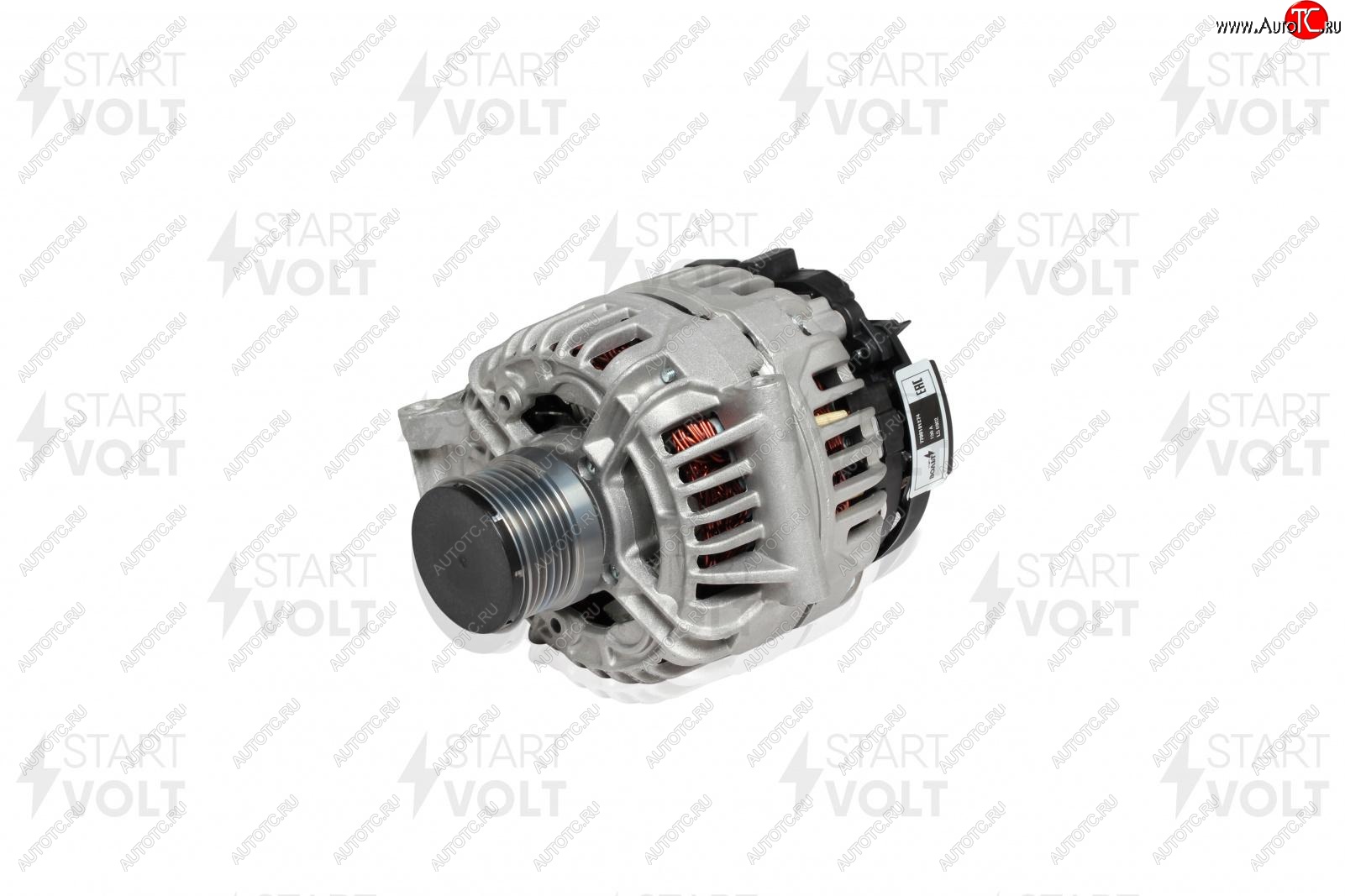 10 099 р. Генератор (98A/ 14V) (1.4/1.6) START VOLT Renault Logan 1 дорестайлинг (2004-2010)  с доставкой в г. Воронеж