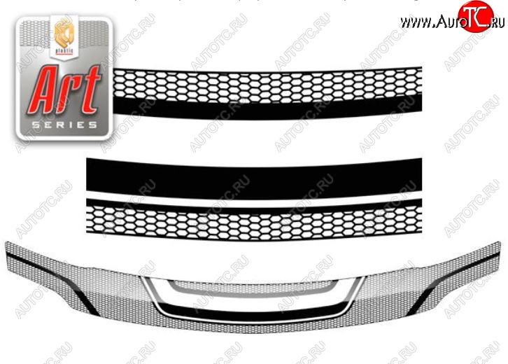 2 199 р. Дефлектор капота CA-Plastiс  Renault Logan  1 (2010-2016) рестайлинг (Серия Art графит)  с доставкой в г. Воронеж