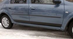 3 859 р. Молдинги RA (комплект)  Renault Logan  1 (2010-2016) рестайлинг (Поверхность глянец (под окраску), Неокрашенные)  с доставкой в г. Воронеж. Увеличить фотографию 3