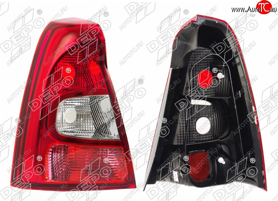 2 759 р. Левый фонарь задний DEPO  Renault Logan  1 (2010-2016) рестайлинг  с доставкой в г. Воронеж
