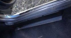 1 839 р. Накладки на ковролин порогов автомобиля RA Renault Logan 1 рестайлинг (2010-2016)  с доставкой в г. Воронеж. Увеличить фотографию 2