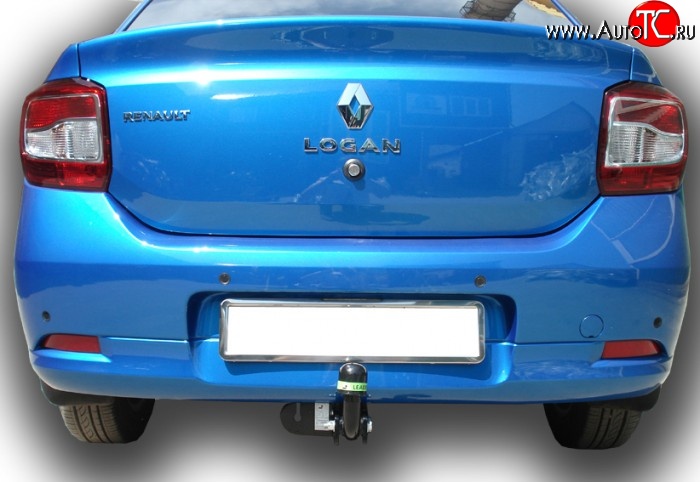 55 849 р. Фаркоп Лидер Плюс Renault Logan 1 рестайлинг (2010-2016) (Без электропакета)  с доставкой в г. Воронеж