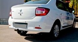519 р. Реснички задних фонарей RA Renault Logan 2 рестайлинг (2018-2025) (Неокрашенные)  с доставкой в г. Воронеж. Увеличить фотографию 2