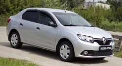 2 169 р. Защитная сетка в нижнюю часть бампера RA Renault Logan 2 дорестайлинг (2014-2018)  с доставкой в г. Воронеж. Увеличить фотографию 2