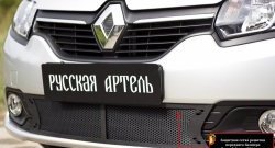 2 169 р. Защитная сетка в нижнюю часть бампера RA Renault Logan 2 дорестайлинг (2014-2018)  с доставкой в г. Воронеж. Увеличить фотографию 6