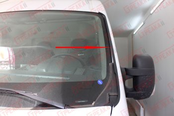 1 699 р. Водостоки (дефлектора) лобового стекла Стрелка 11  Renault Master  FV,JV (2014-2018) фургон 1-ый рестайлинг  с доставкой в г. Воронеж. Увеличить фотографию 5