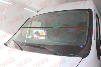 Водостоки (дефлектора) лобового стекла Стрелка 11 Renault Master  FV,JV (2014-2018) фургон 1-ый рестайлинг