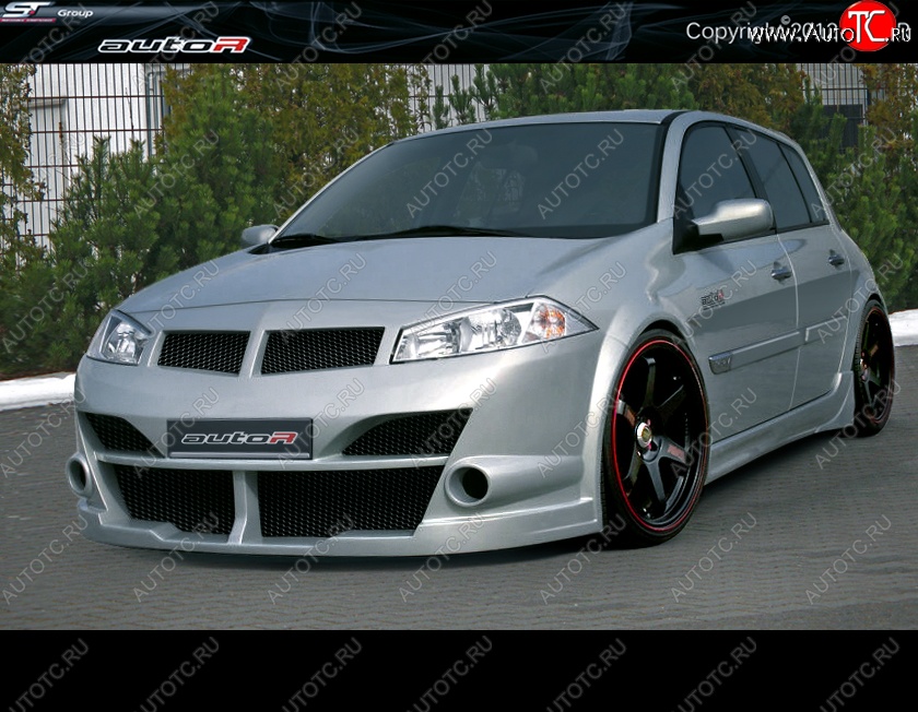16 699 р. Пороги накладки Auto-R Renault Megane седан  дорестайлинг (2002-2006)  с доставкой в г. Воронеж