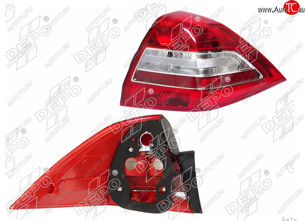 5 899 р. Правый фонарь задний DEPO  Renault Megane  седан (2006-2009)  рестайлинг  с доставкой в г. Воронеж