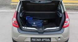 1 199 р. Защитная накладка на задний бампер RA Renault Sandero (BS) (2009-2014)  с доставкой в г. Воронеж. Увеличить фотографию 2