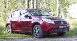2 149 р. Защитная сетка решетки переднего бампера РА  Renault Sandero  (BS) (2009-2014)  с доставкой в г. Воронеж. Увеличить фотографию 3