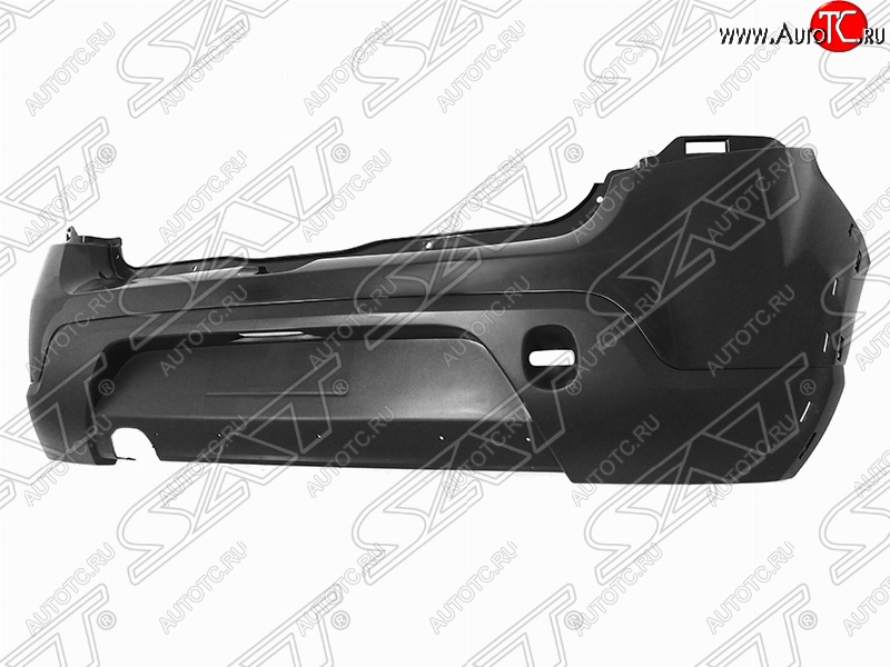 7 799 р. Задний бампер STEPWAY SAT  Renault Sandero Stepway  (BS) (2010-2014) (Неокрашенный)  с доставкой в г. Воронеж