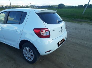 6 499 р. Спойлер INMAX  Renault Sandero  (B8) - Sandero Stepway  (B8) (неокрашенный)  с доставкой в г. Воронеж. Увеличить фотографию 12