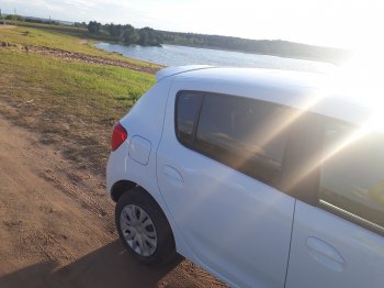 6 499 р. Спойлер INMAX  Renault Sandero  (B8) - Sandero Stepway  (B8) (неокрашенный)  с доставкой в г. Воронеж. Увеличить фотографию 7