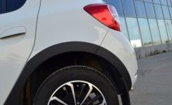 3 699 р. Комплект накладок на арки KART RS NEW Renault Sandero (B8) дорестайлинг (2014-2018) (Неокрашенные)  с доставкой в г. Воронеж. Увеличить фотографию 2