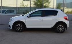 3 699 р. Комплект накладок на арки KART RS NEW Renault Sandero (B8) дорестайлинг (2014-2018) (Неокрашенные)  с доставкой в г. Воронеж. Увеличить фотографию 5