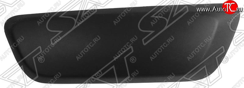 1 299 р. Левый молдинг на передний бампер SAT  Renault Sandero Stepway  (B8) (2014-2018) дорестайлинг (Неокрашенный)  с доставкой в г. Воронеж