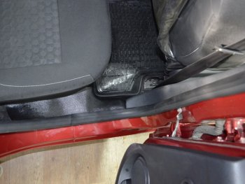 2 299 р. Накладки на ковролин KART Renault Sandero (B8) дорестайлинг (2014-2018) (Без покрытия)  с доставкой в г. Воронеж. Увеличить фотографию 3