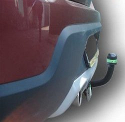 24 999 р. Фаркоп (Stepway) Лидер Плюс  Renault Sandero Stepway  (BS) (2010-2014) (Без электропакета)  с доставкой в г. Воронеж. Увеличить фотографию 2