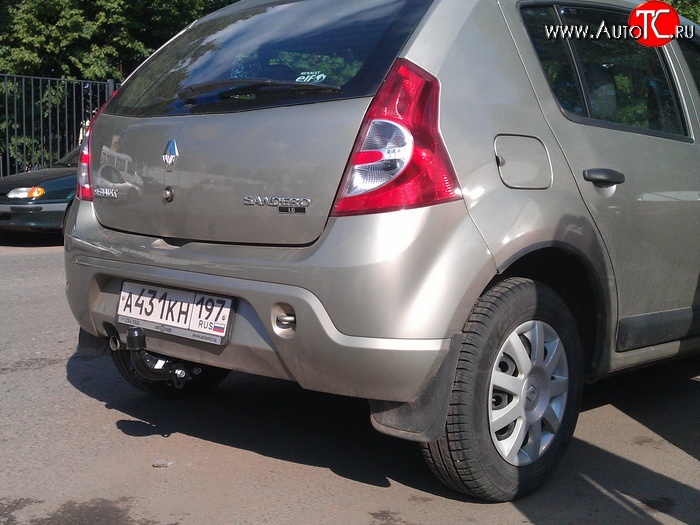 10 799 р. Фаркоп (хетчбек) NovLine  Renault Sandero  (BS) (2009-2014)  с доставкой в г. Воронеж