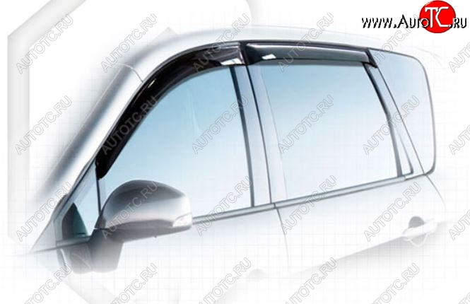 1 999 р. Дефлектора окон CA-Plastiс  Renault Scenic  3 (2009-2012) (Classic полупрозрачный, Без хром.молдинга)  с доставкой в г. Воронеж