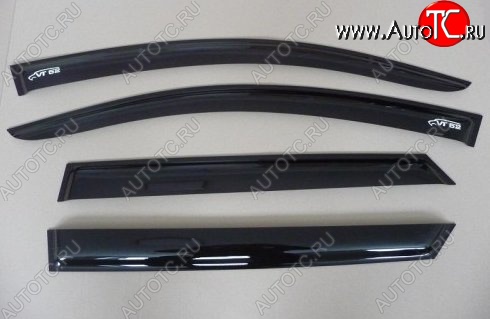 999 р. Комплект дефлекторов окон (ветровиков) 4 шт. Russtal Renault Scenic 3 (2009-2012)  с доставкой в г. Воронеж