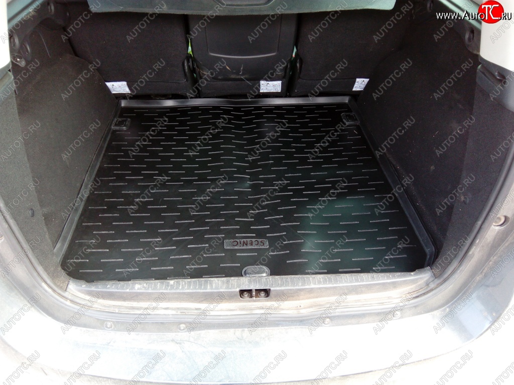 1 599 р. Коврик в багажник Grand (7-миместный) Aileron Renault Scenic 3 (2009-2012)  с доставкой в г. Воронеж