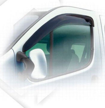 Дефлектора окон CA-Plastiс Renault Trafic  X83 (2001-2014) дорестайлинг, рестайлинг (Classic полупрозрачный)