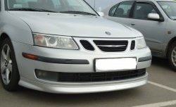 7 299 р. Накладка Sport на передний бампер SAAB 9-3 YS3F седан дорестайлинг (2003-2007)  с доставкой в г. Воронеж. Увеличить фотографию 1