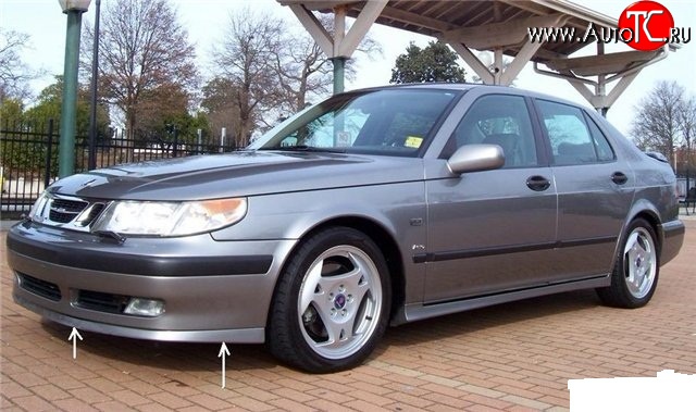 7 099 р. Накладка Sport на передний бампер SAAB 9-5 YS3E cедан дорестайлинг (1997-2001)  с доставкой в г. Воронеж